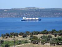 Άποψη των στενών των Δαρδανελείων από το Ίντεπε