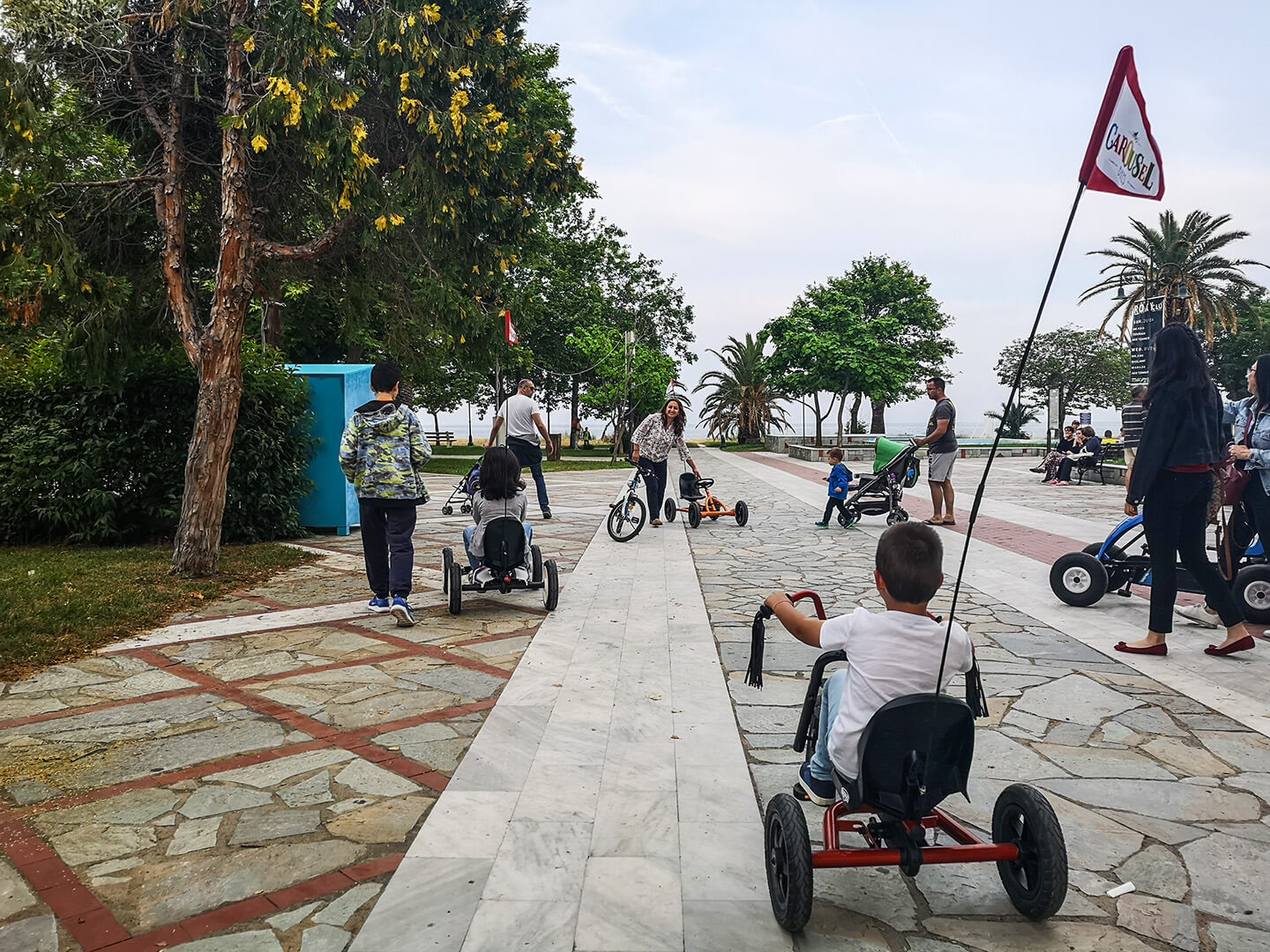 Carousel Bikes Asprovalta Rental Pedal Go-Kart