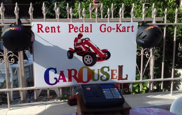 Carousel Bikes Asprovalta Rental Pedal Go-Kart