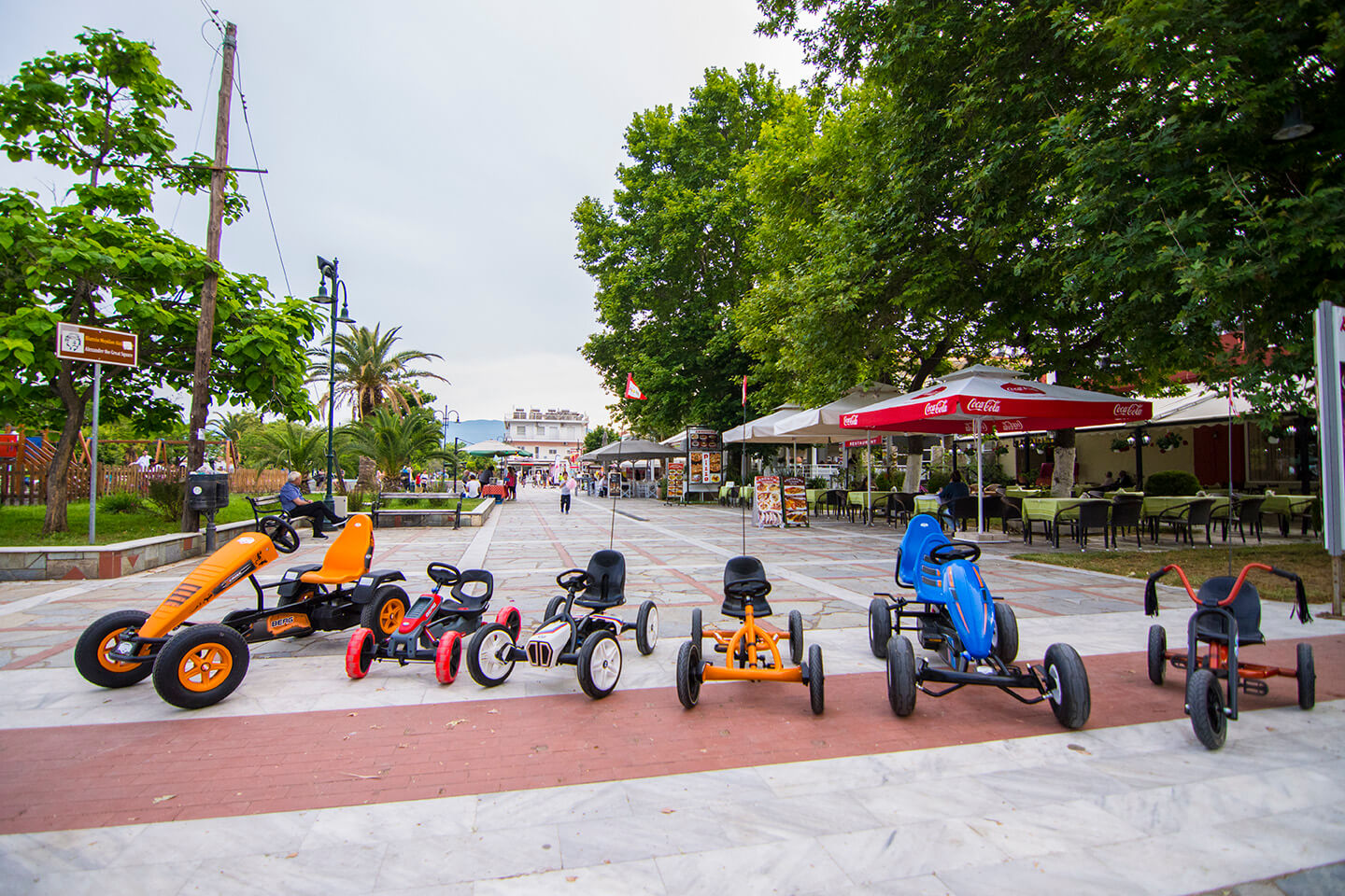 Carousel Bikes Asprovalta Rental Pedal Go-Kart